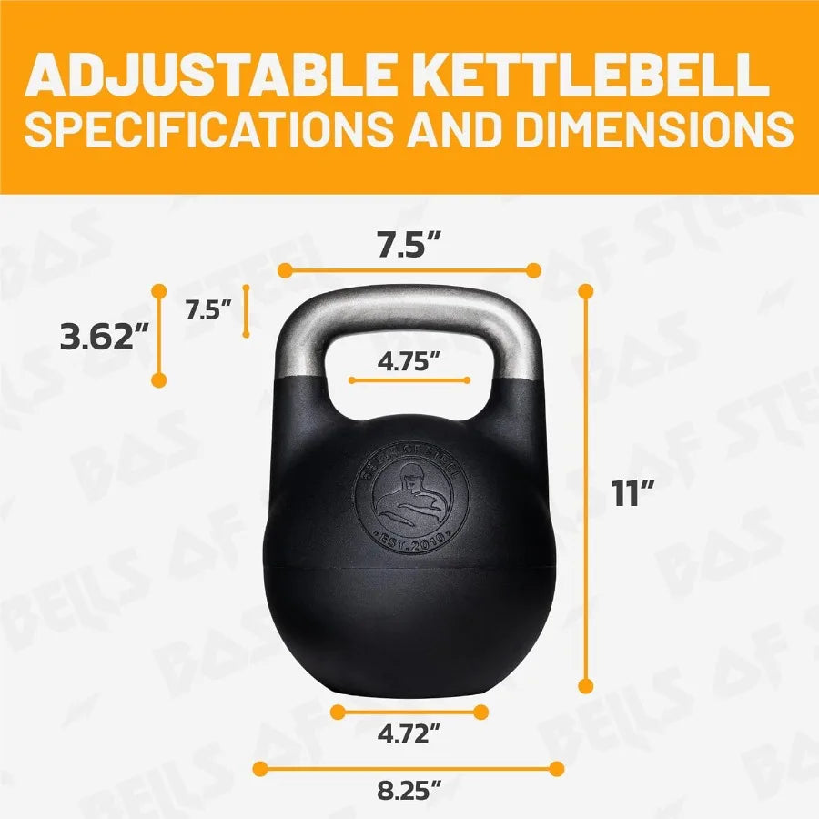 Adjustable Kettlebell Set [] Kettle Bell Weight Set
