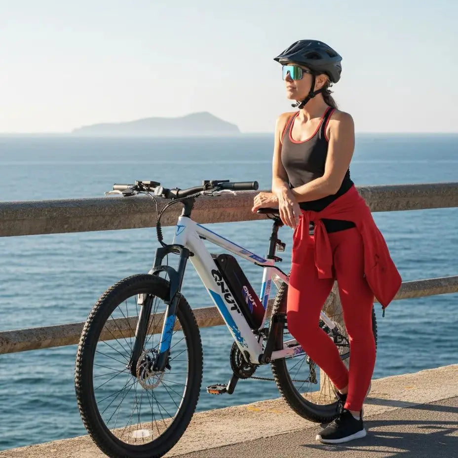 26" Electric Bike For Adults, Electric Mountain Bike With 1000w Peak Motor
