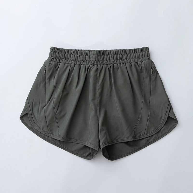 Women Running  Lightweight Athletic Shorts With Mesh Liner