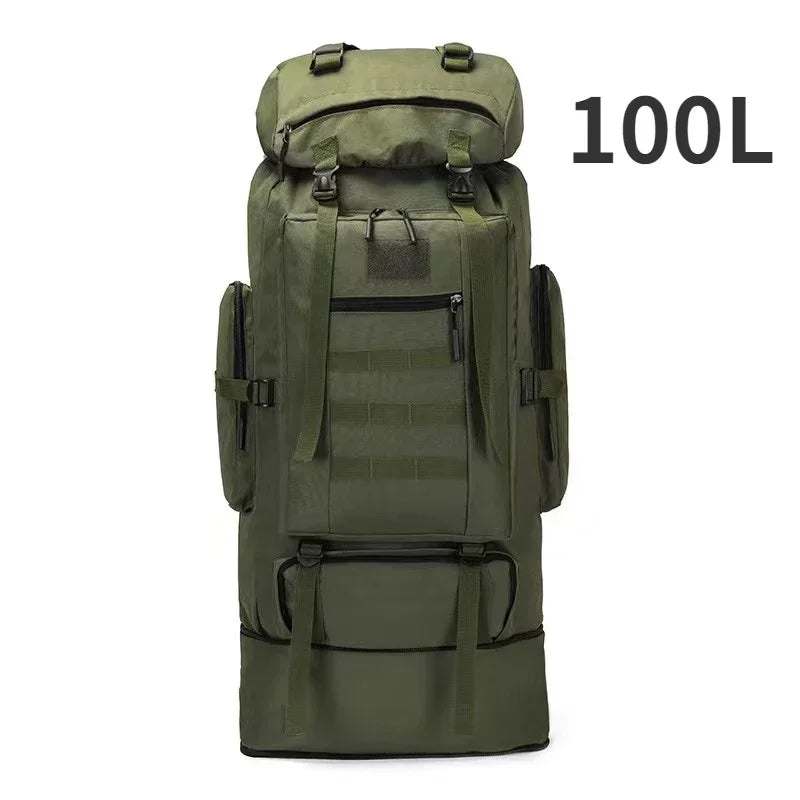80L/100L  Mountaineering Bag Climb Bag Tactical Backpacks