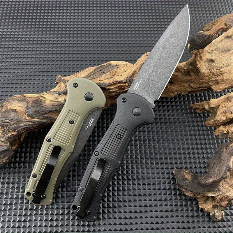 BM 9070 Folding Pocket Knife Drop Point Plain Blade Grivory Handle