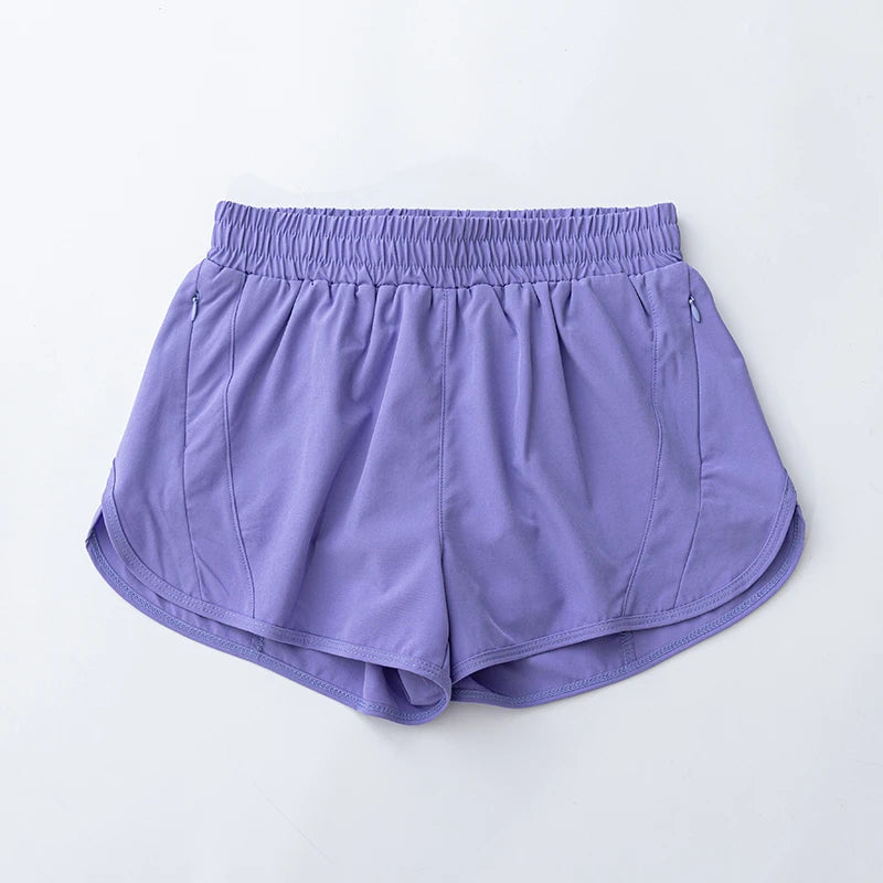 Women Running  Lightweight Athletic Shorts With Mesh Liner