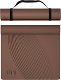 Non-Slip TPE Yoga Mat, 72x25x0.3 Inch with Carrying Strap