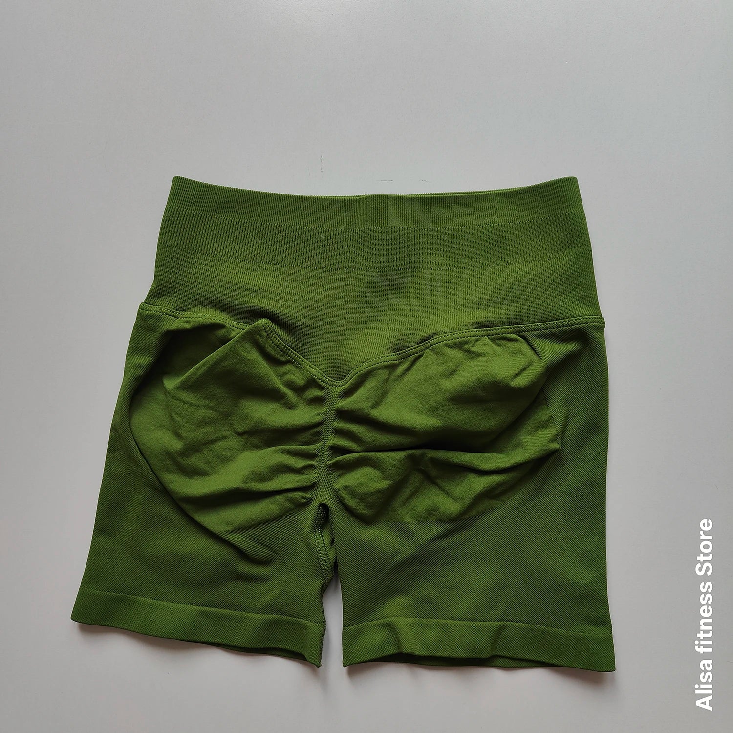 Summer High Waisted Yoga Shorts Tummy Control
