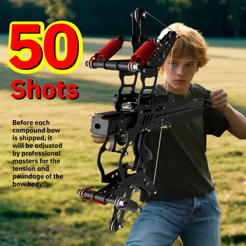 New "Apocalypse Terminator" 50-round multi-shot slingshot