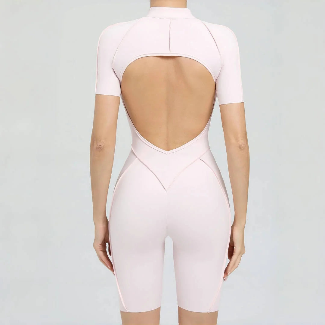 Women's Backless Hip Lift Yoga Jumpsuit