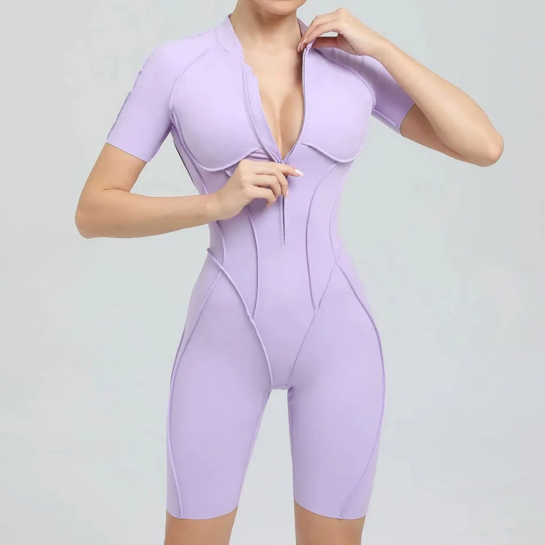 Women's Backless Hip Lift Yoga Jumpsuit