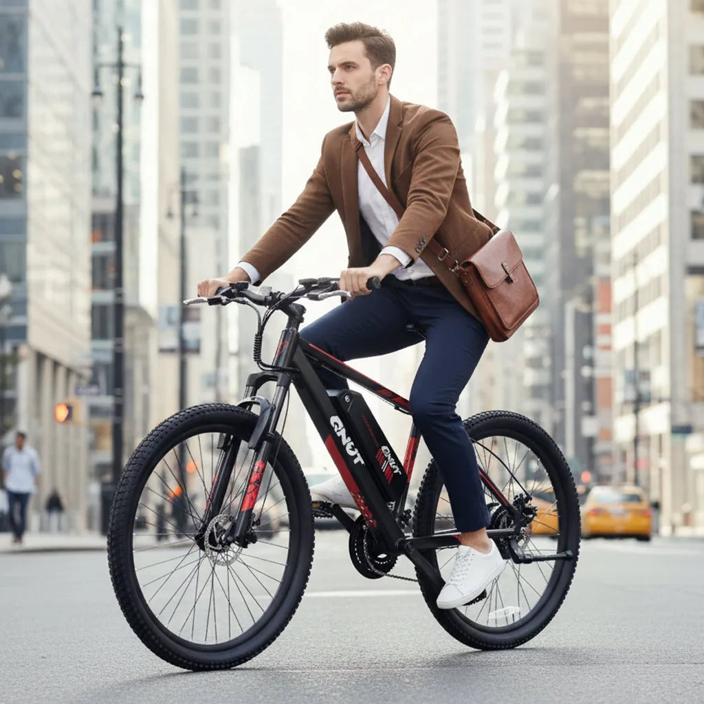 QNUT Victor3.0 Mountain electric Bicycle 1000W 36V 10.4AH 26" Tire All-Terrain E-Bike