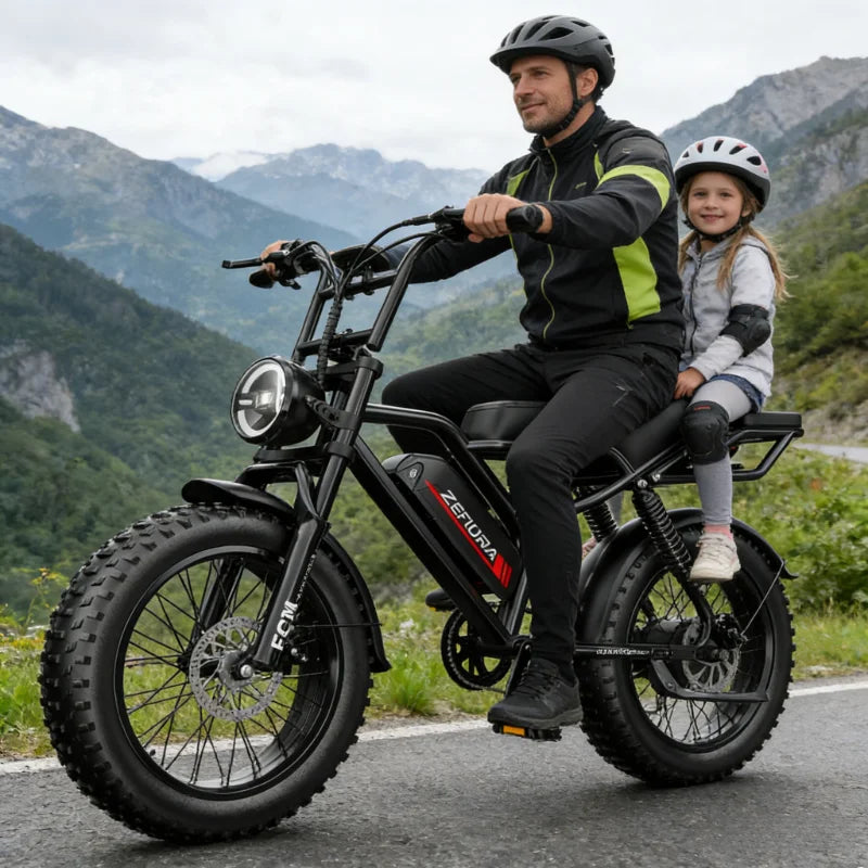 Cheap 14 20 inch Electric fat bike 1000w 2000w 30-50MPH 30-60Miles Adjustable front brake seat,