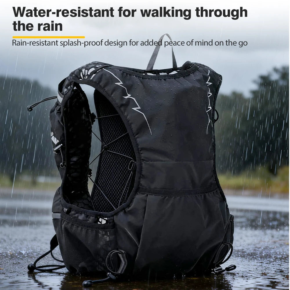 8L Breathable Hydration Vest Trail Running Backpacks Lightweight