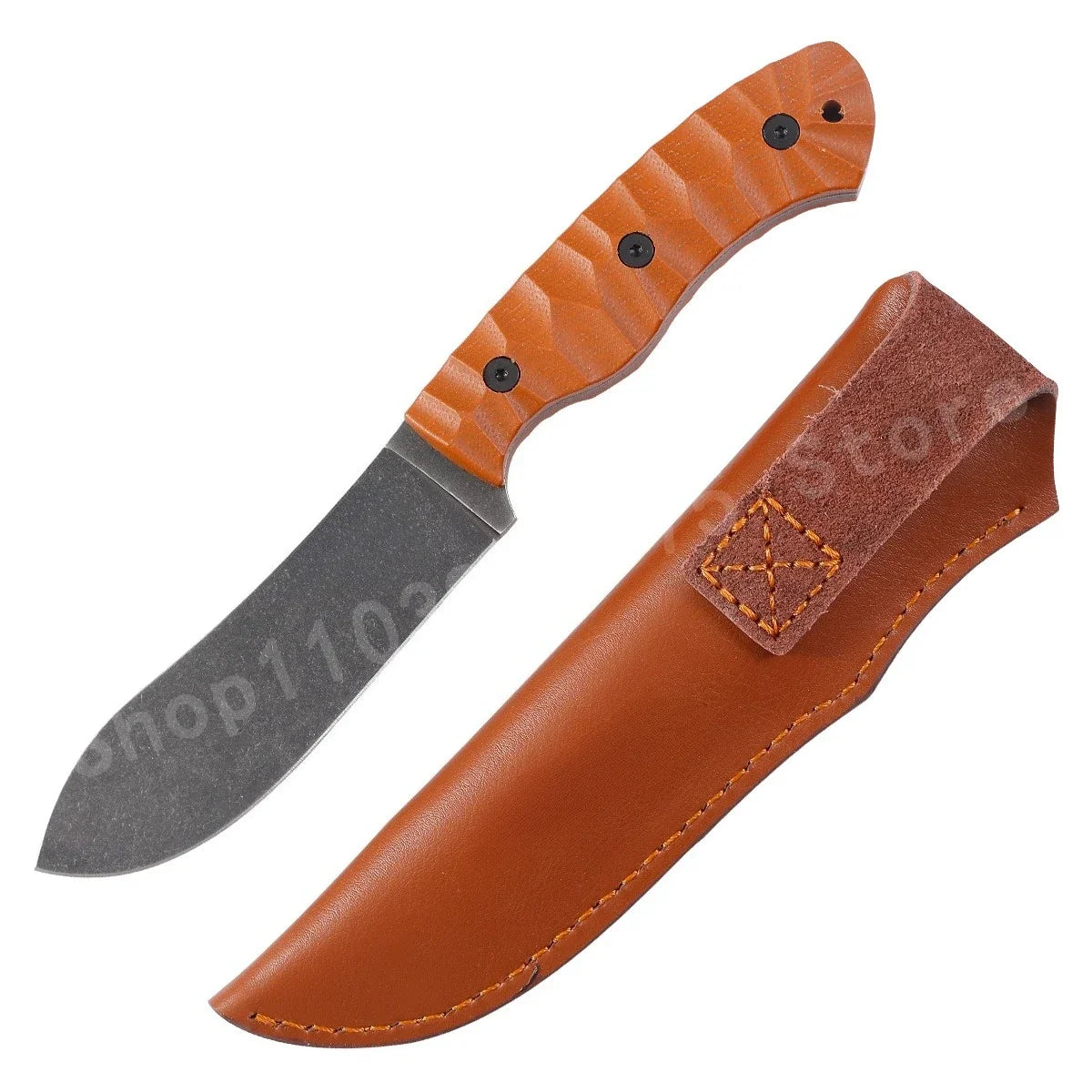 JG5 Integrated Rib Steel D2 High-Strength Outdoor Survival Knifee