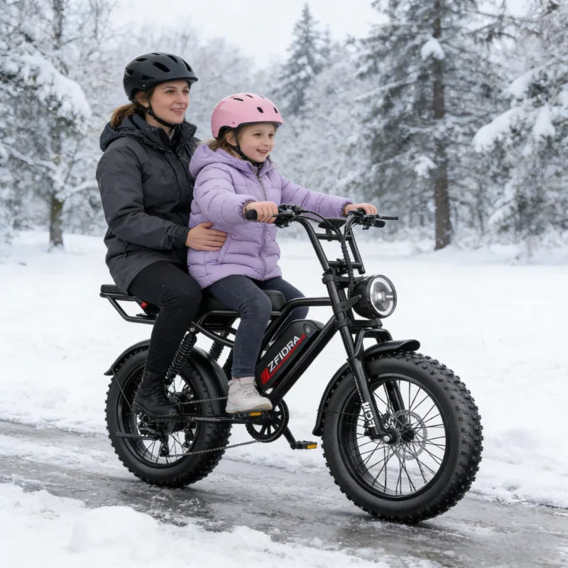 Cheap 14 20 inch Electric fat bike 1000w 2000w 30-50MPH 30-60Miles Adjustable front brake seat,