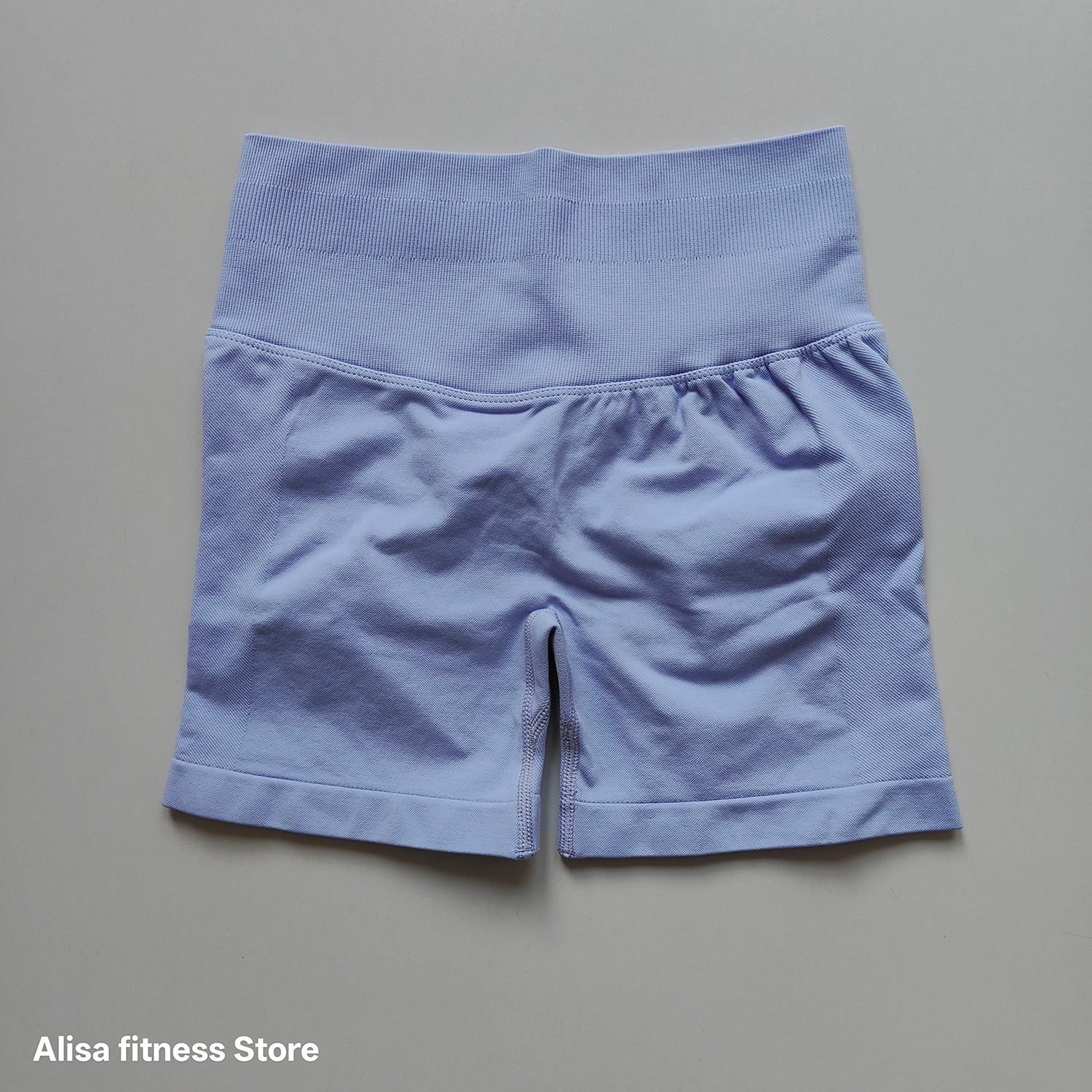 Summer High Waisted Yoga Shorts Tummy Control