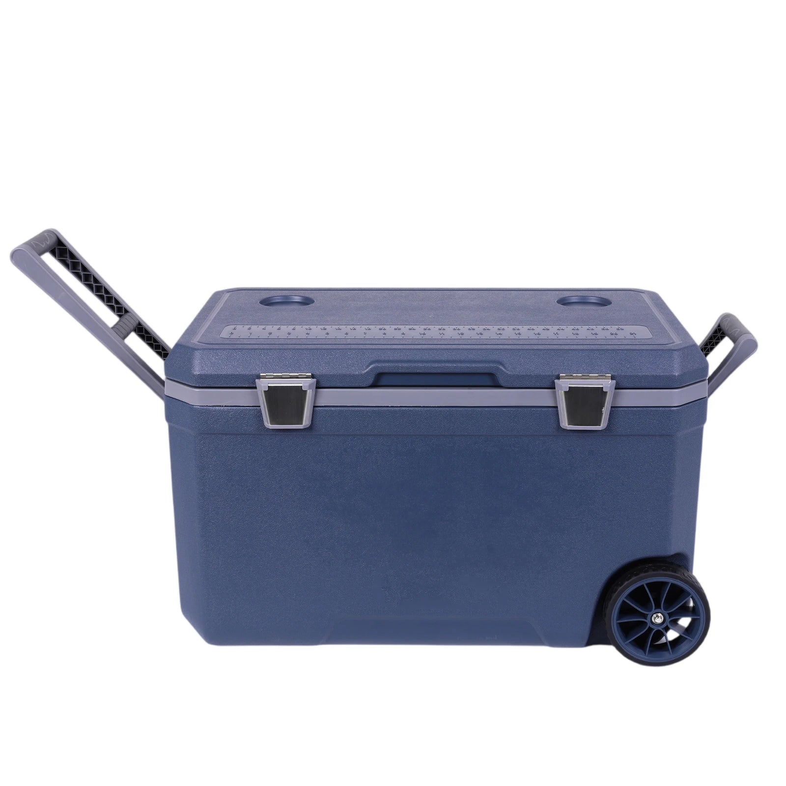 70L Wheeled Cooler Hard Shell Portable Car Wheel 30 Percent Lighter Than Rotomolded for BBQ Camping