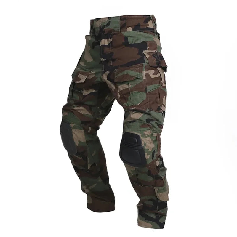 Men Tactical Uniform Camouflage Multicam Shirt Coat Pant