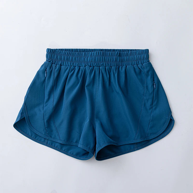 Women Running  Lightweight Athletic Shorts With Mesh Liner