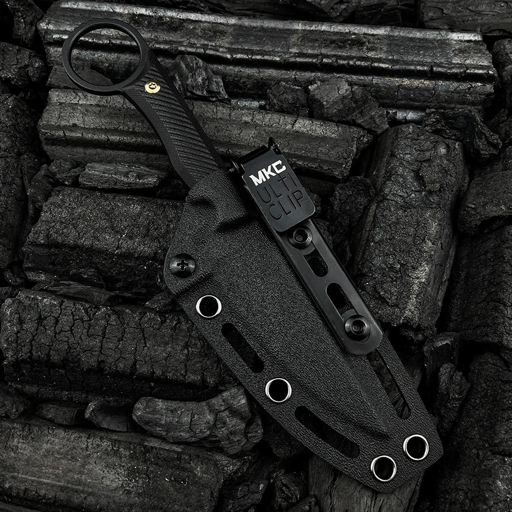 MKC WARGOAT Fixed Blade Knife Magnacut Stainless Steel blade G-10 Handle