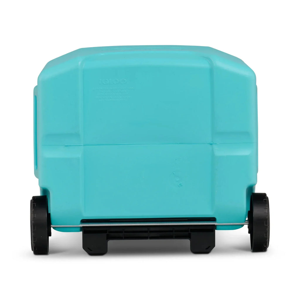 16 QT Aqua Blue Hard Cooler with Wheels