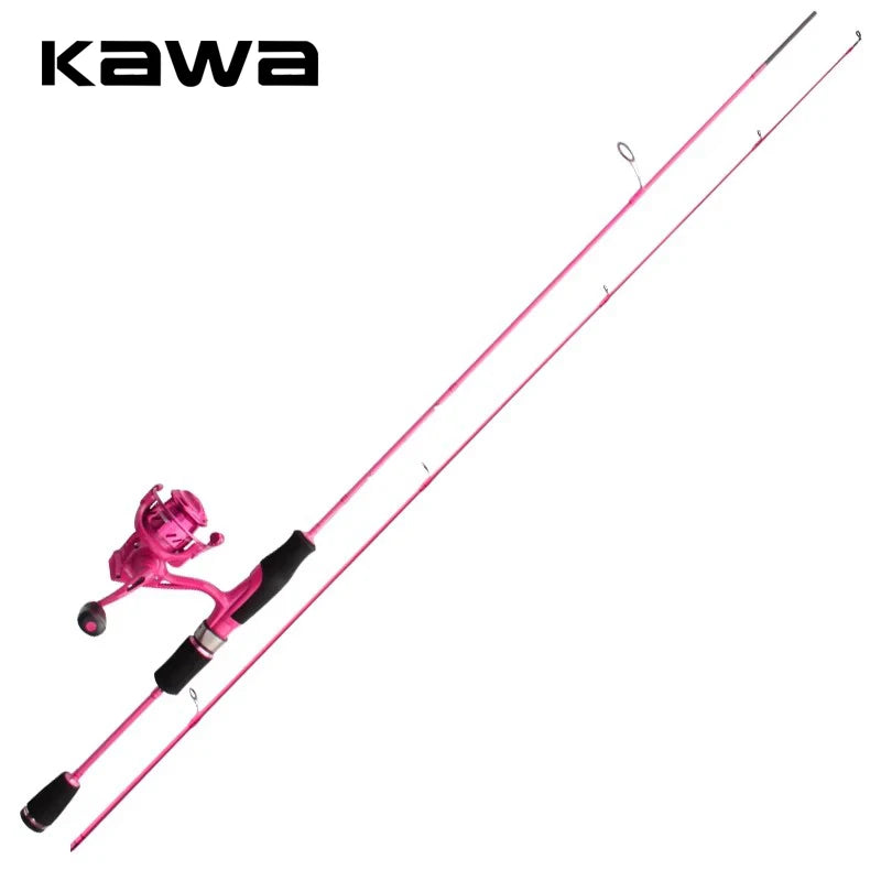 kawa Carbon Fiber Fishing Rod Super Light Pink Color