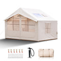 80.7 Square Feet Inflatable Tent with Air Conditioning Vent,4 Season Glamping Blow up Tent