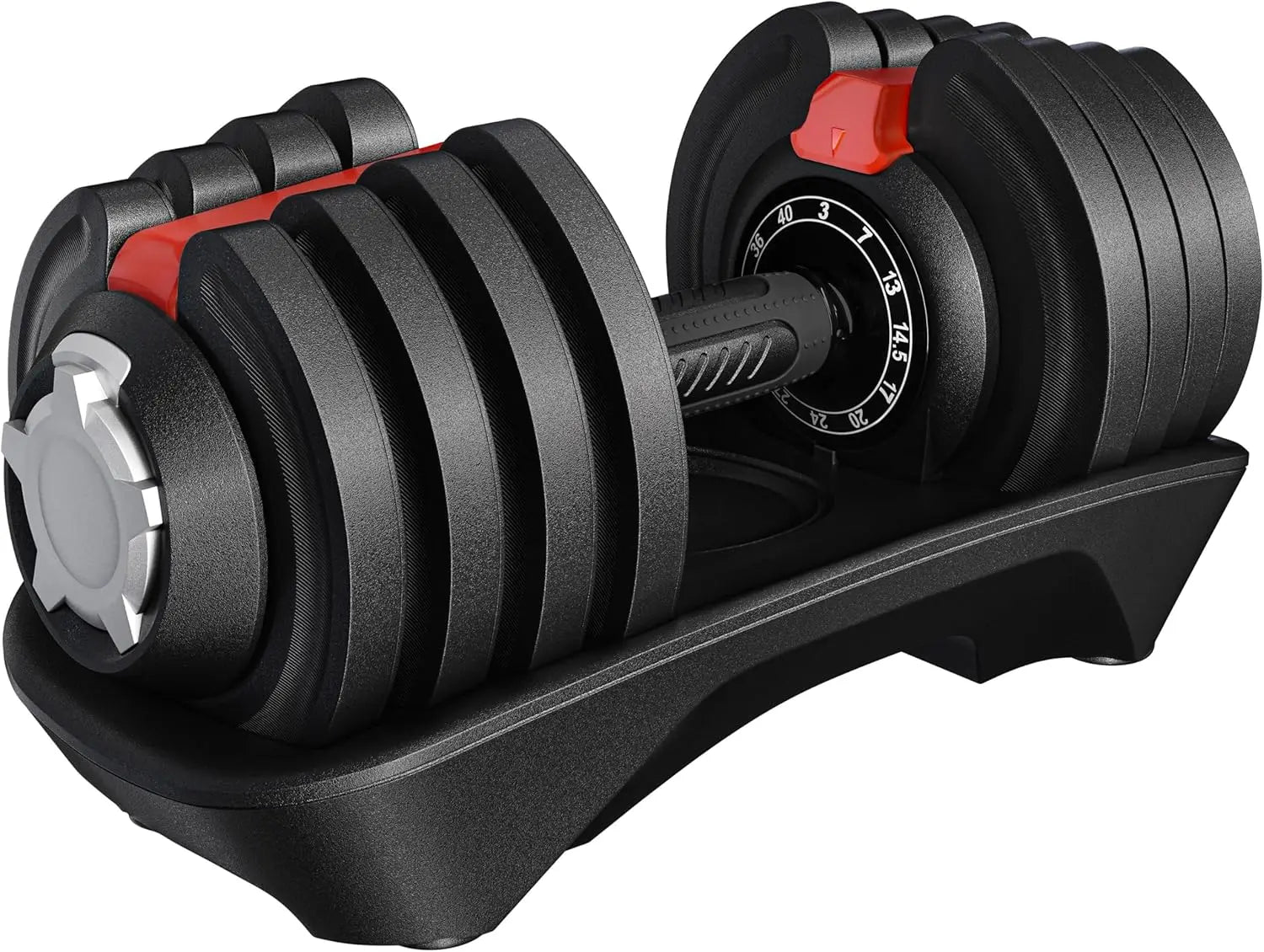Adjustable Dumbbell Set 28-90LBS with Anti-Slip Handle