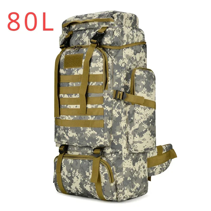 80L/100L  Mountaineering Bag Climb Bag Tactical Backpacks