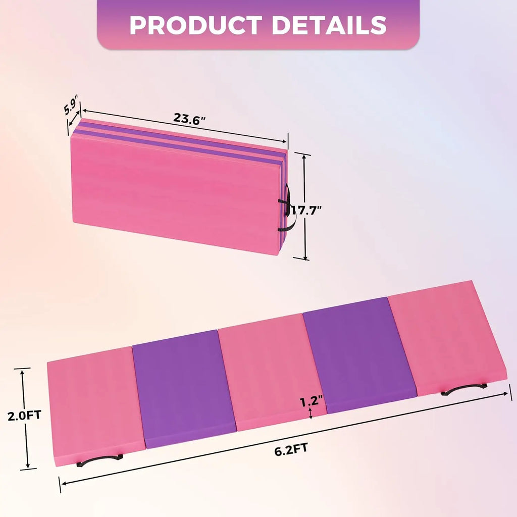 Folding Gym Mat  Extra Firm High Density