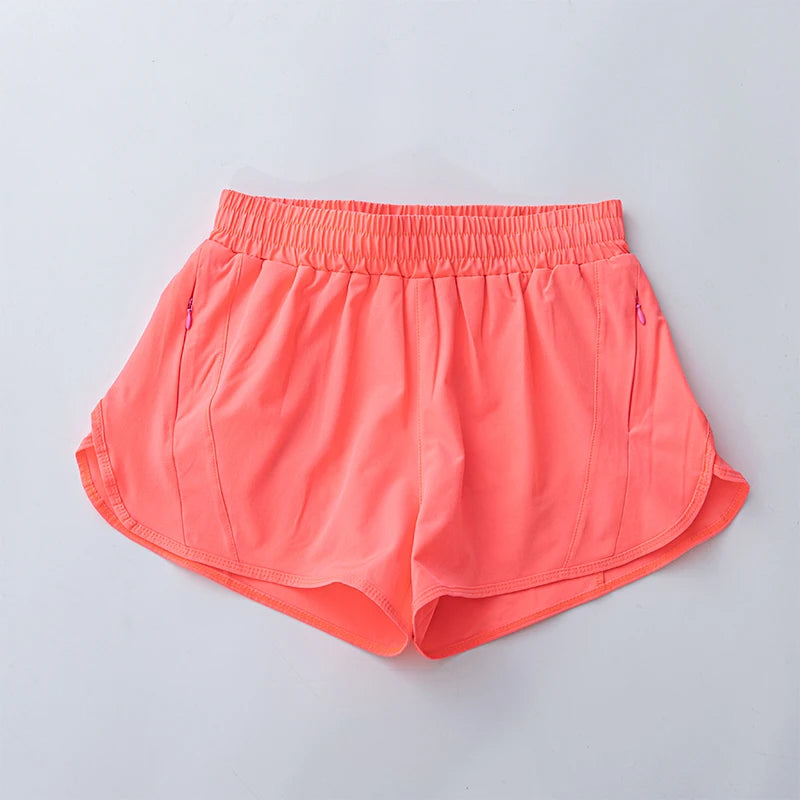 Women Running  Lightweight Athletic Shorts With Mesh Liner