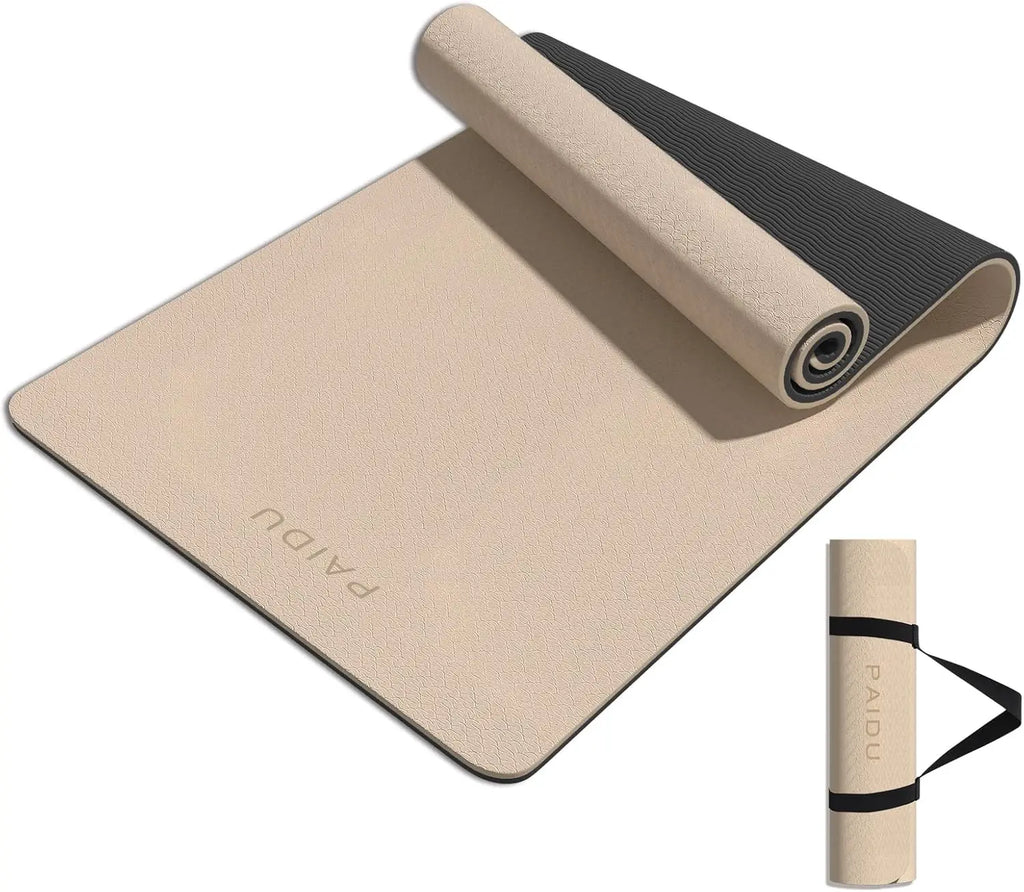 8mm Thick TPE Yoga Mat with Strap