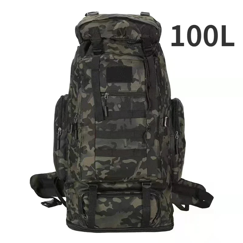 80L/100L  Mountaineering Bag Climb Bag Tactical Backpacks