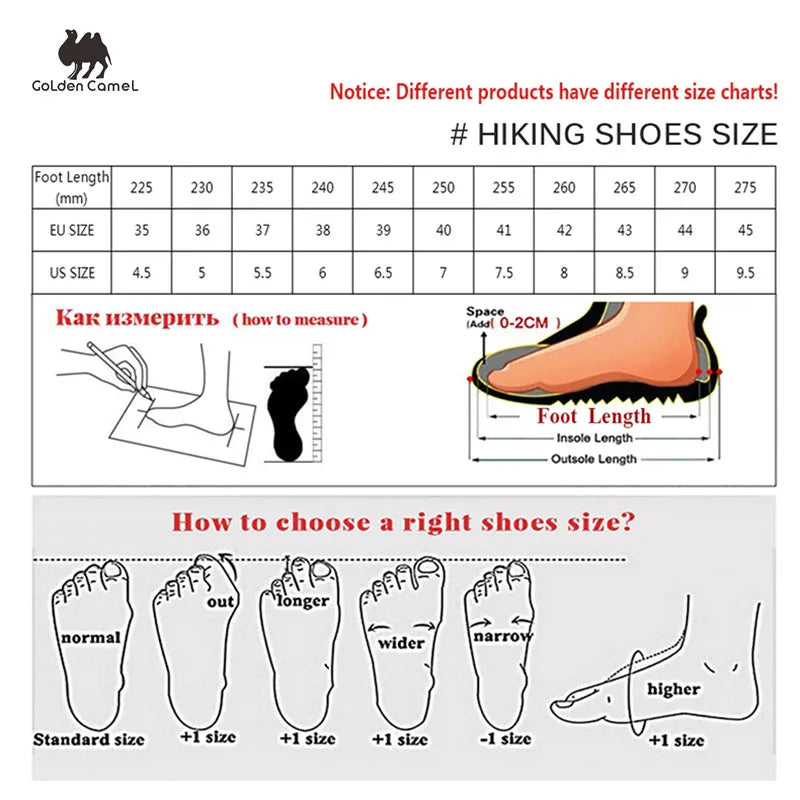 Golden Camel Outdoor High-top Hiking Shoes 2026