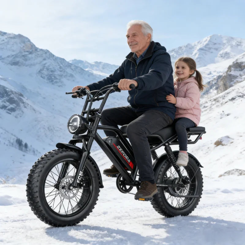 Cheap 14 20 inch Electric fat bike 1000w 2000w 30-50MPH 30-60Miles Adjustable front brake seat,