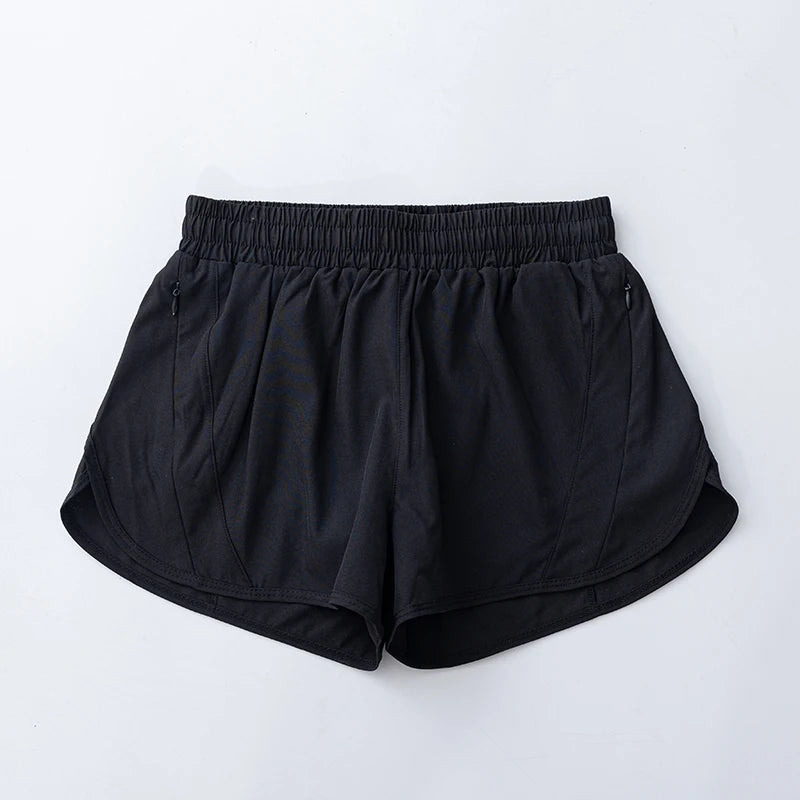 Women Running  Lightweight Athletic Shorts With Mesh Liner