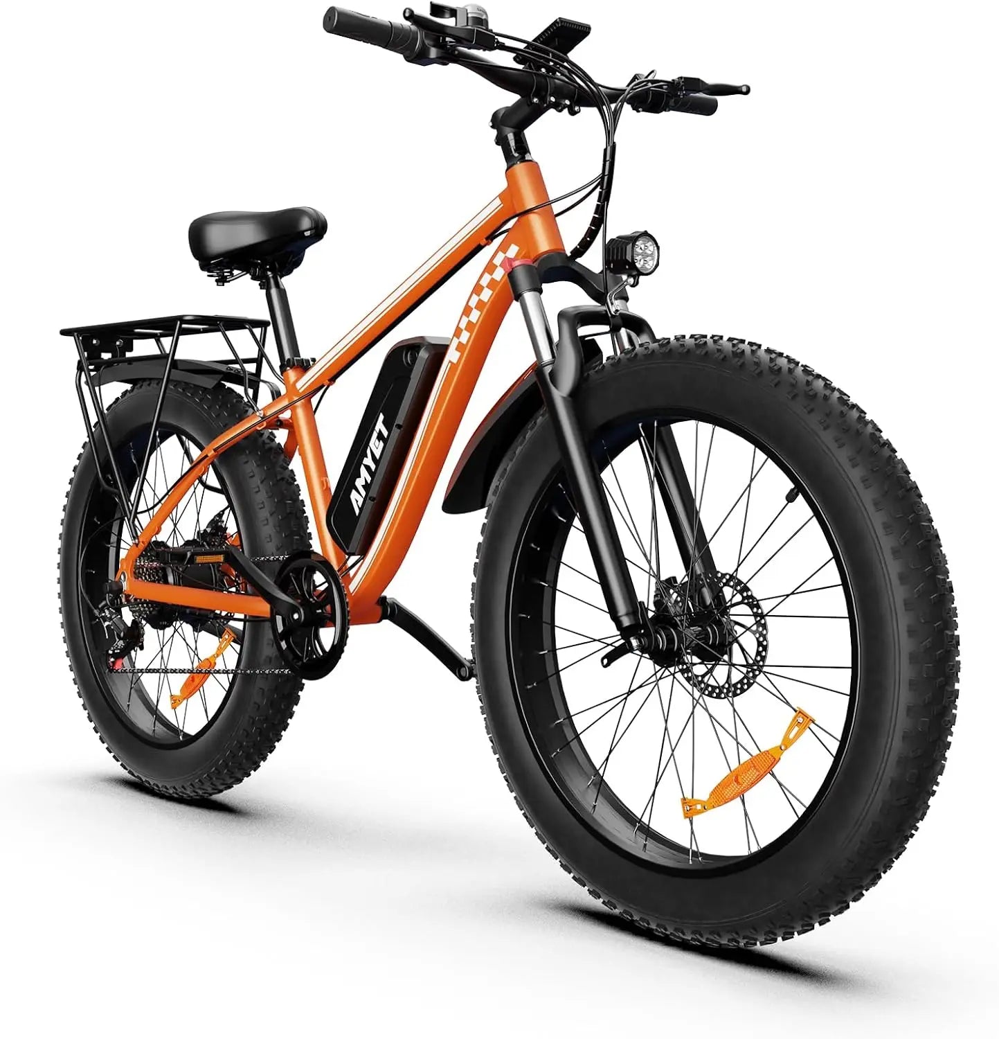 AMYET Electric Bike EB26 Adults Electric Bicycle Peak 1500W 48V 15AH e bike 26" Fat Tire Mountain Bike 31mph