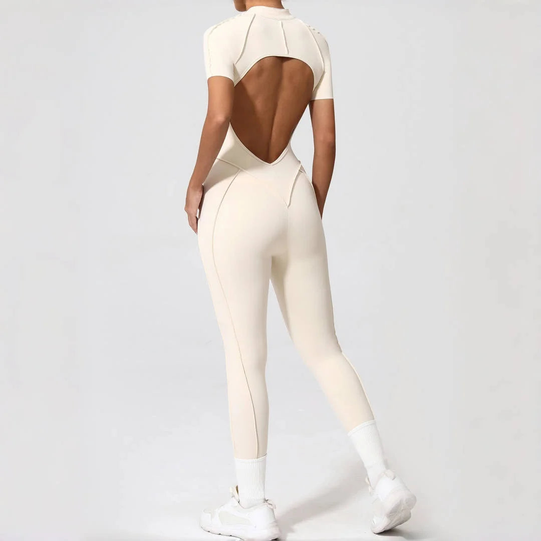 Women's Backless Hip Lift Yoga Jumpsuit