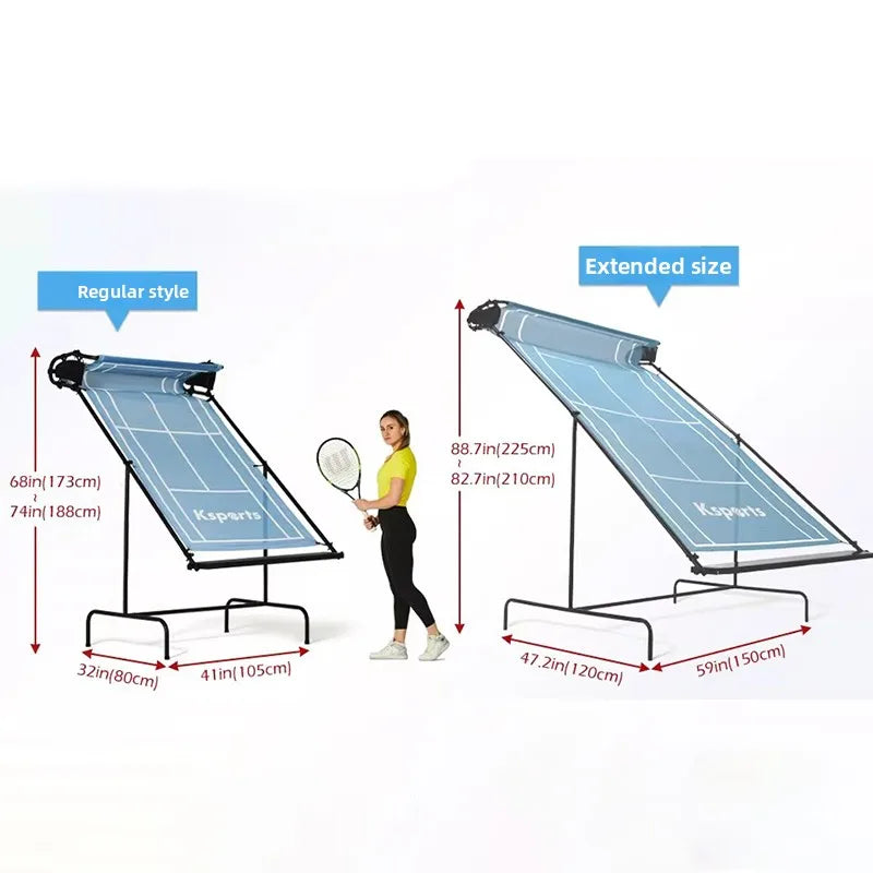 Waterproof Tennis Trainer Rebound Net Adjustable Angle