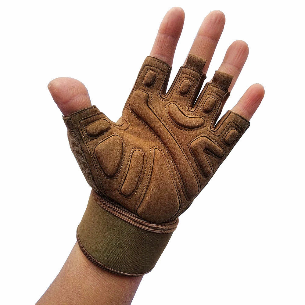 Bodybuilding Gym Gloves Weightlifting Dumbbell Kettlebell Pull Ups
