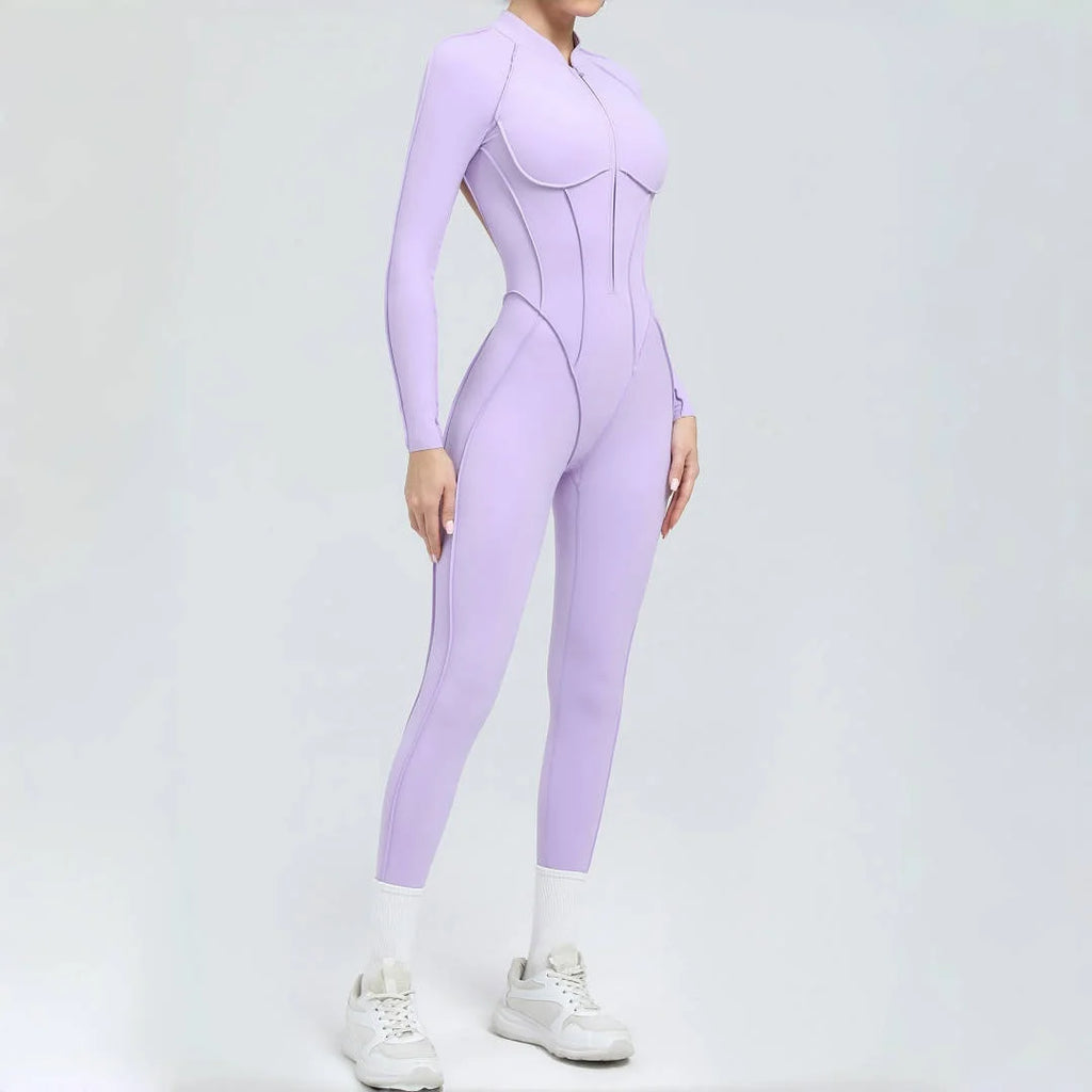 Women's Backless Hip Lift Yoga Jumpsuit