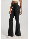 Elastic Bell Bottom Running Yoga Pants