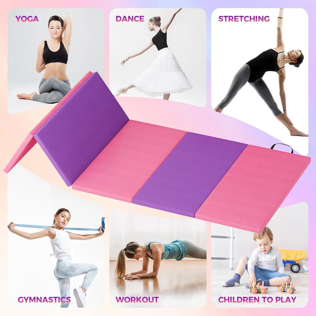 Folding Gym Mat  Extra Firm High Density