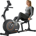 Recumbent Exercise Bike Magnetic Resistance Heart Rate Handle