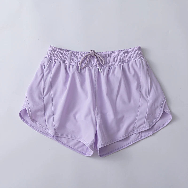Women Running  Lightweight Athletic Shorts With Mesh Liner