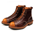 Hiking shoes men's cowhide boots