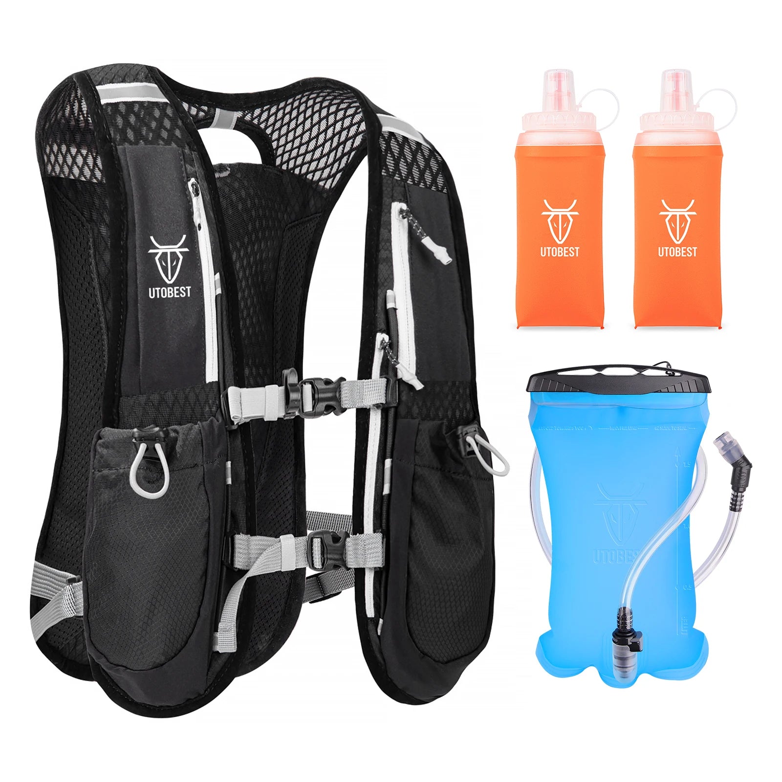 UTOBEST Trail Running Backpack 5L Ultra Lightweight Hydration Vest
