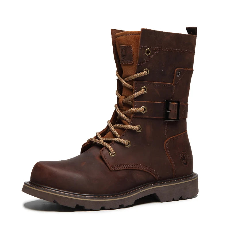 Leather Men's Hiking boots waterproof
