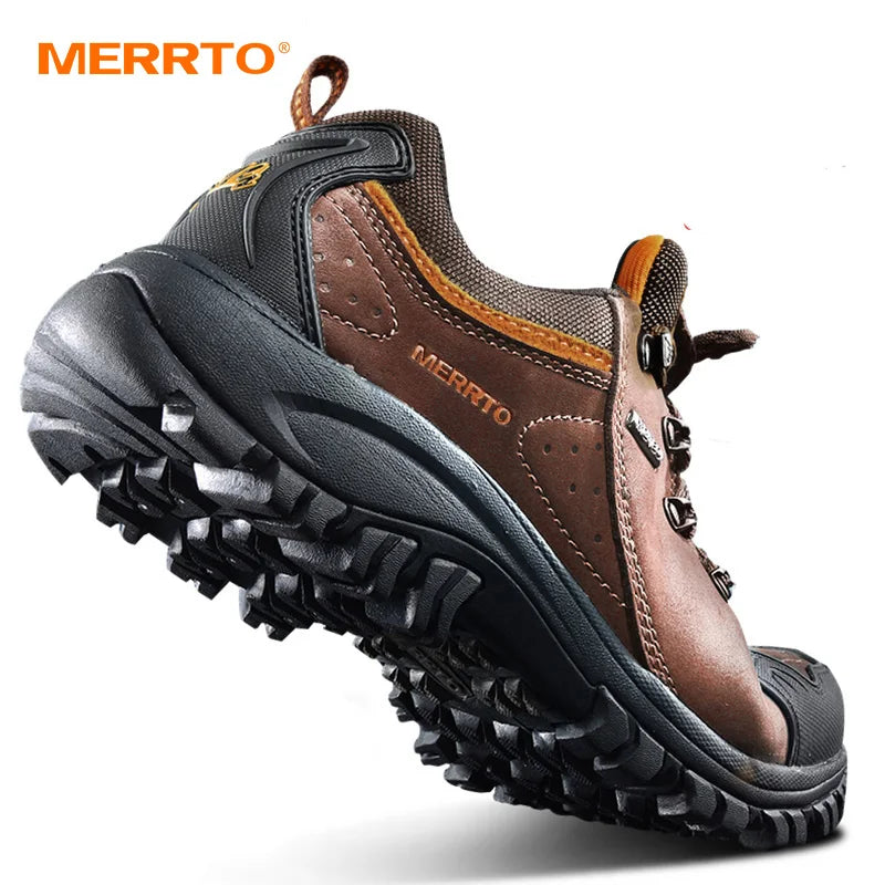Cowhide Outdoor Men Hiking Shoes women Tactical boots