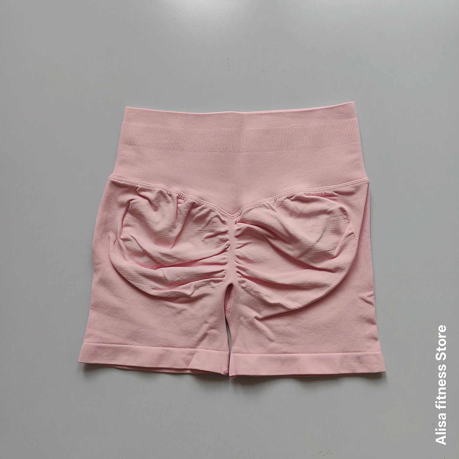 Summer High Waisted Yoga Shorts Tummy Control