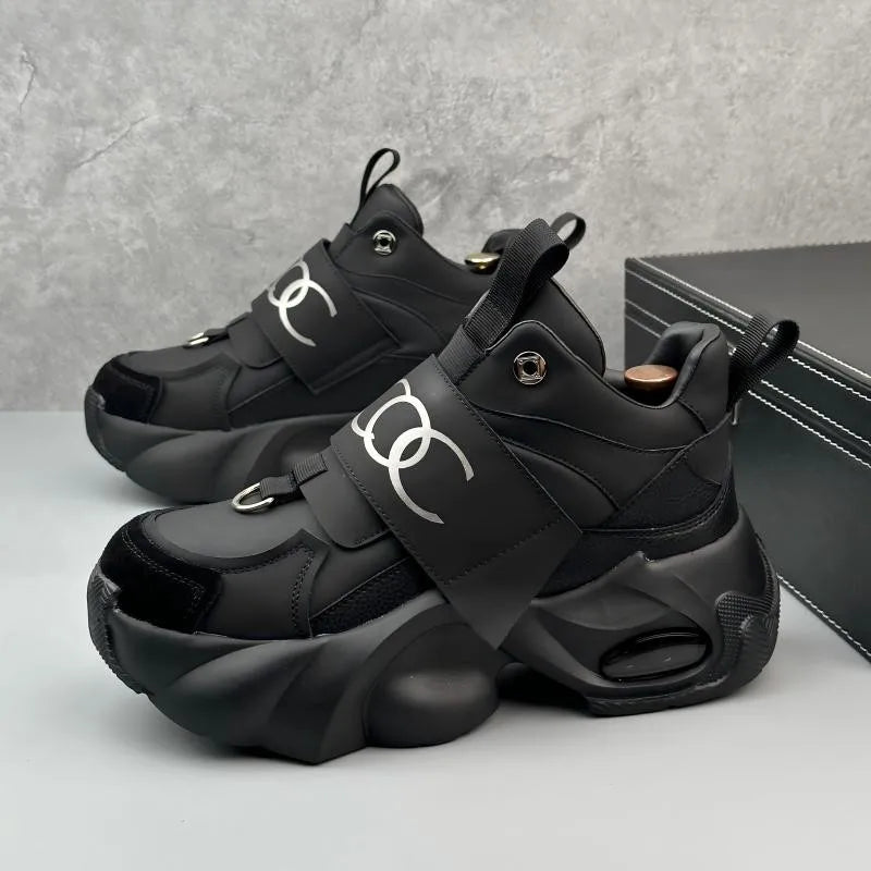 large-size thick-soled anti-slip couple sports shoes