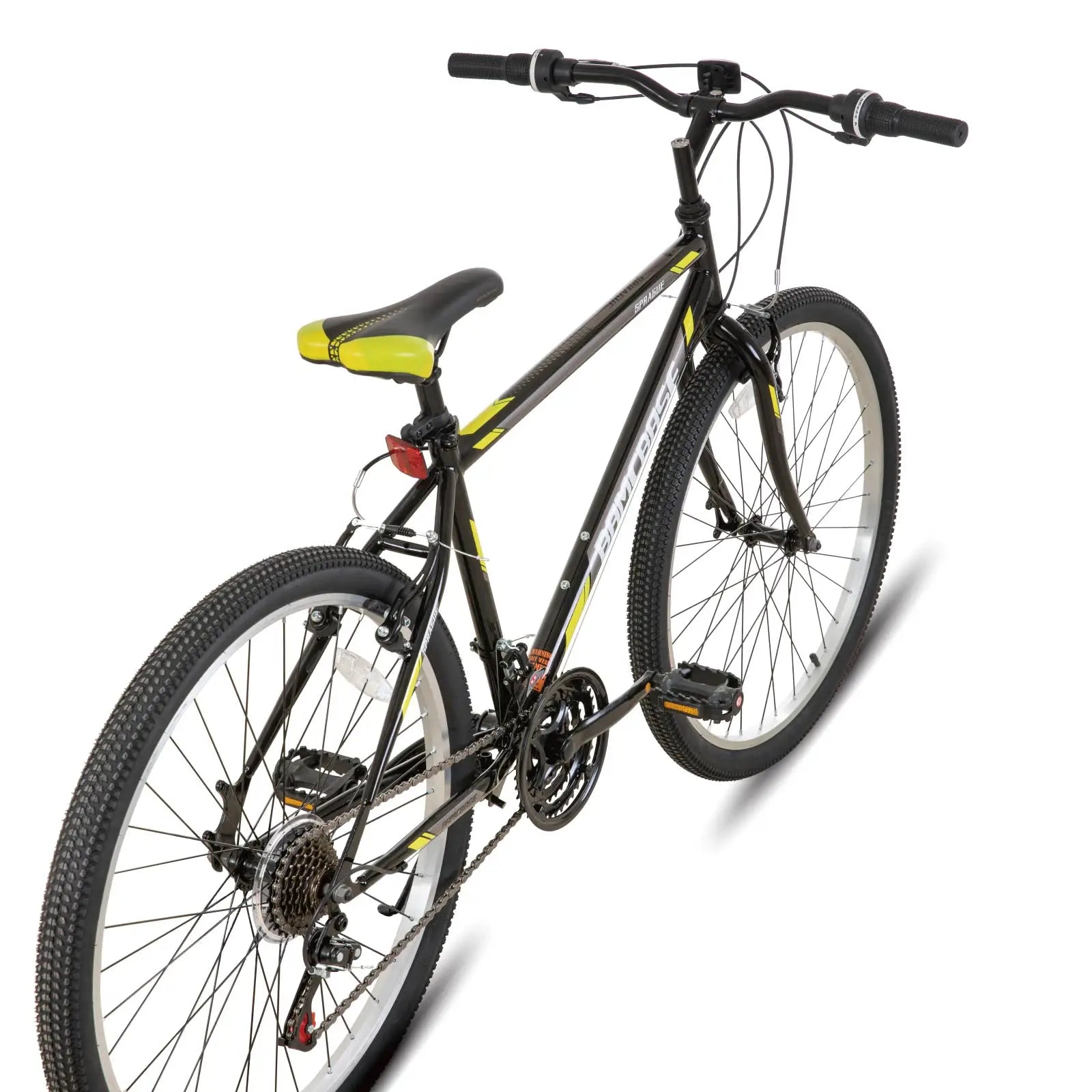 Hiland 24 26 inch Mountain Bike for Men Women, 21 Speeds High-Carbon Steel Frame