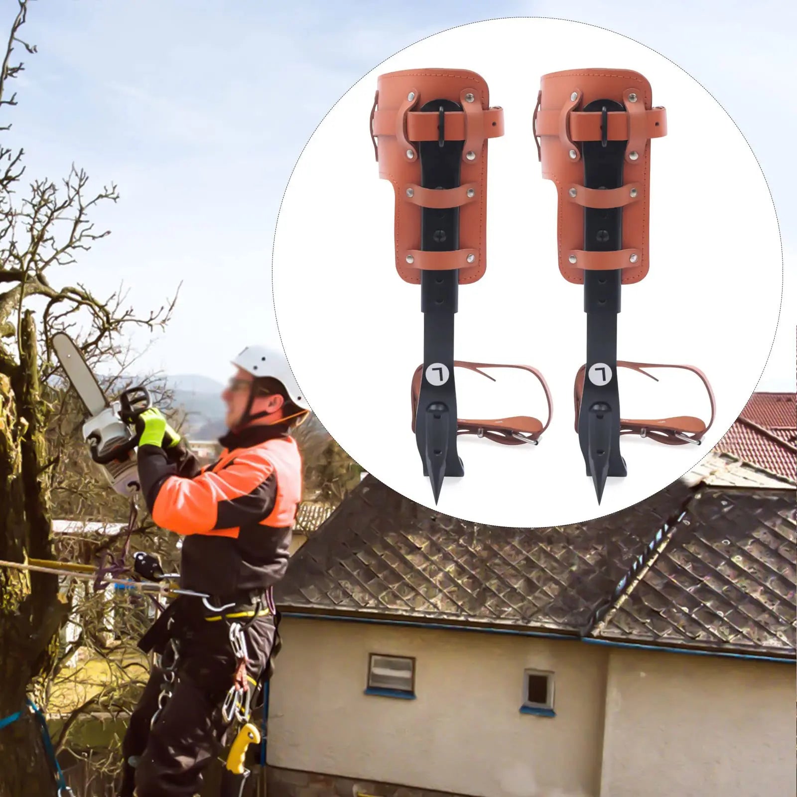 Tree Climbing Spike Set